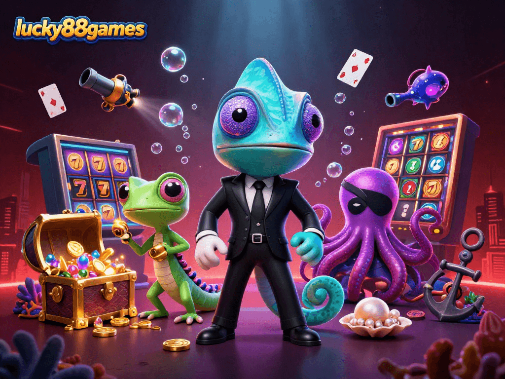 Engage with lucky88games as a thrilling underwater casino adventure teeming with treasure and excitement.