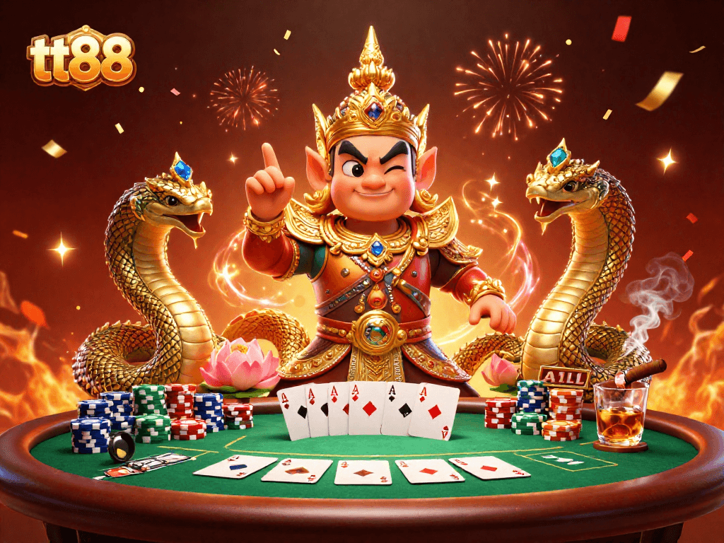 Experience the excitement of tt88 poker with vibrant characters and dynamic gameplay elements.