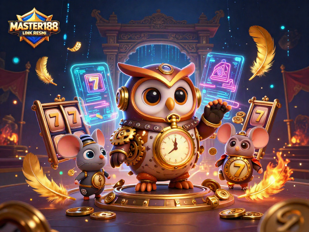 Engage with MASTER188 LINK RESMI in a vibrant 3D casino adventure full of excitement.