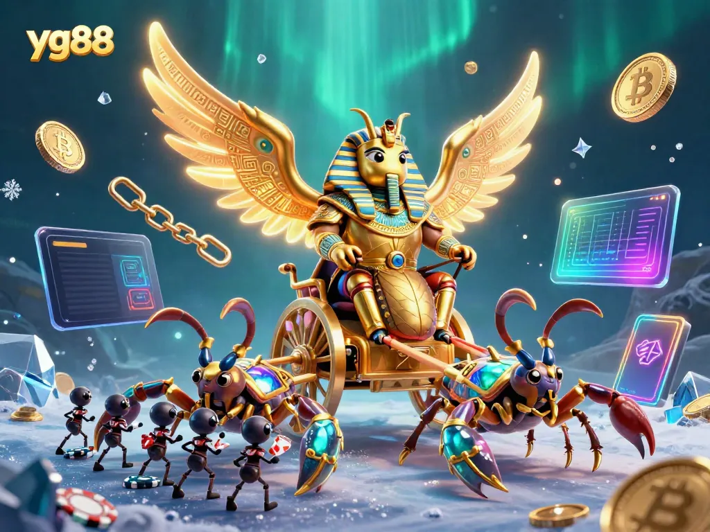 Engage with exciting activities at yg88, a vibrant 3D casino full of bustling characters and glowing assets.