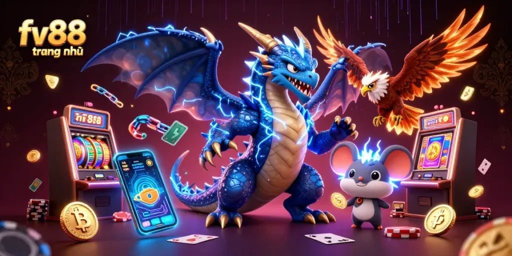 Experience thrilling gameplay at fv88 trang chủ with vibrant slot machines and captivating characters.