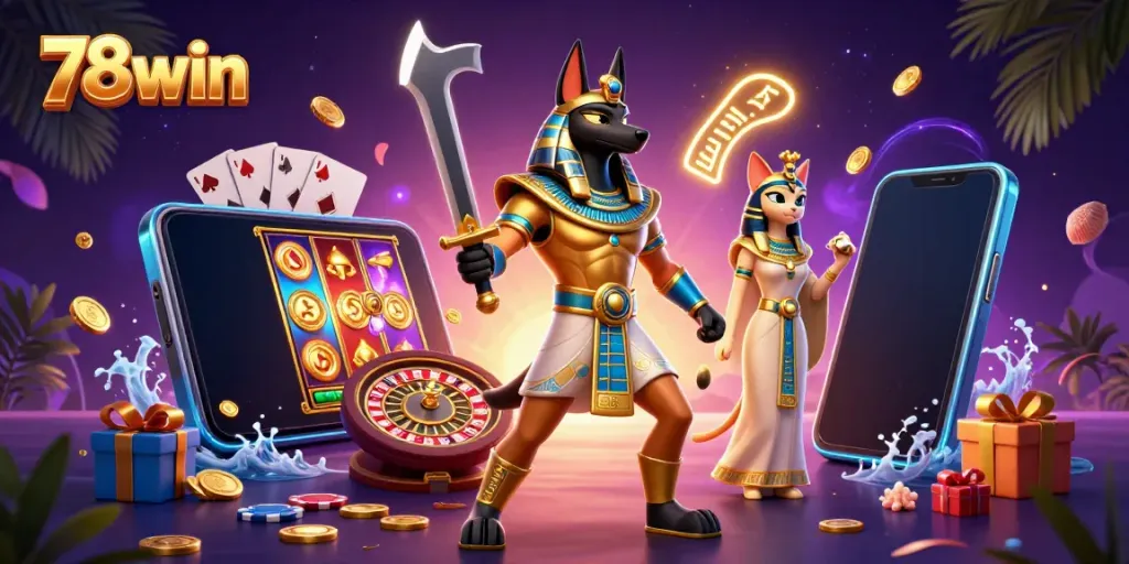 Experience the thrill of winning with 78win's vibrant slot games and rich ancient Egyptian themes.