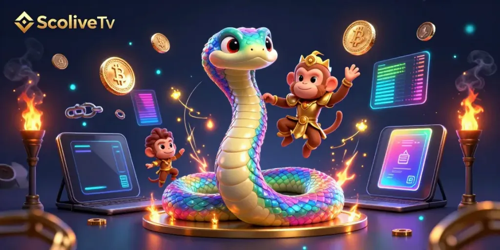 Experience thrilling moments with SocoliveTv's dynamic illustration featuring gambling elements and a playful setting.