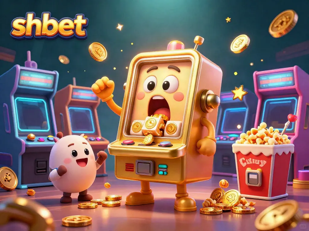 Experience thrilling wins at SHBET with vibrant slot machines and action-packed gaming scenes.
