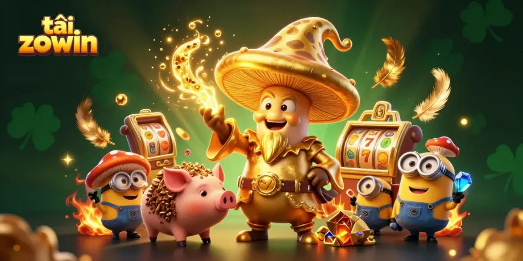 Engage in thrilling gameplay as you tải zowin with exciting gold treasures and vibrant casino elements.