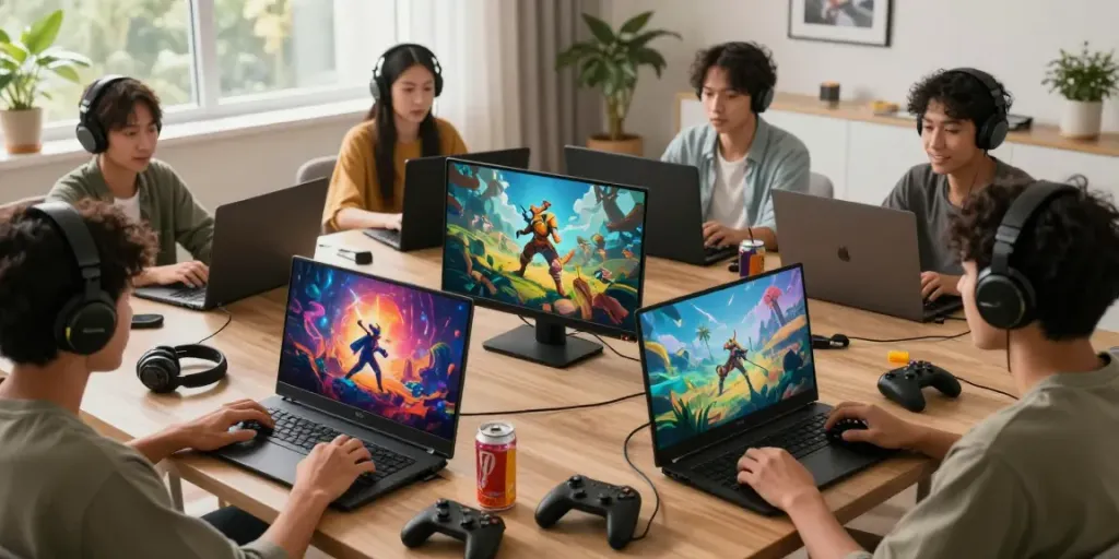 Kilat404 gaming community enjoying vibrant online games in 2026