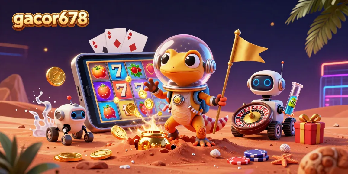 Engage with gacor678 as the Martian gecko uncovers a golden casino beneath Mars' sands.