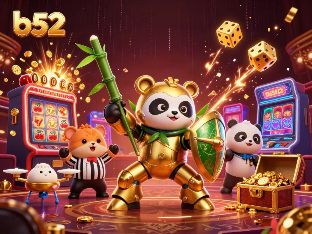 Experience the thrill of b52 casino action with vibrant characters and dynamic gaming elements.