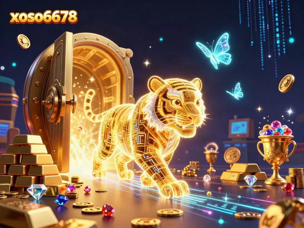 Experience thrilling gaming with xoso6678's vibrant casino landscape and dynamic treasure elements.