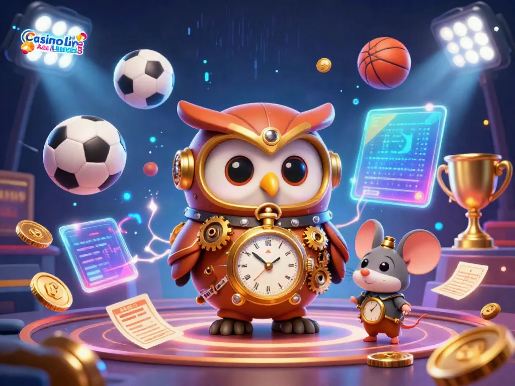 Catch the excitement of Casino Live AsiaLive88 with vibrant 3D steampunk elements and dynamic sports action.