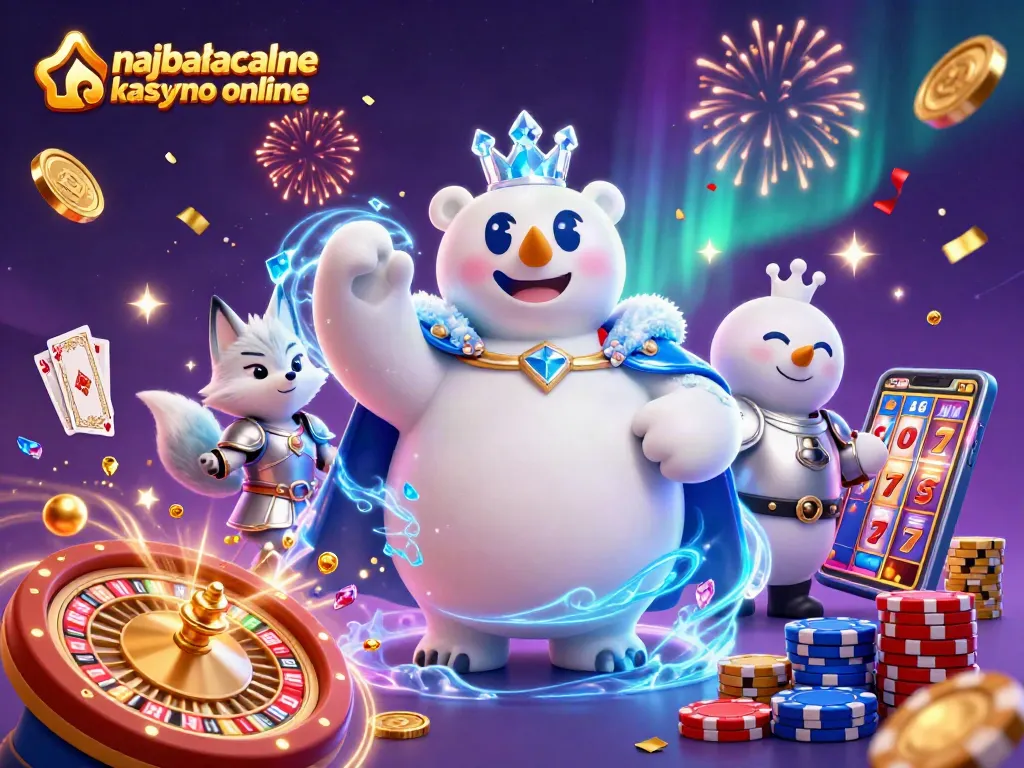 Experience the excitement of najbardziej wypłacalne kasyno online with our vibrant, animated illustration.