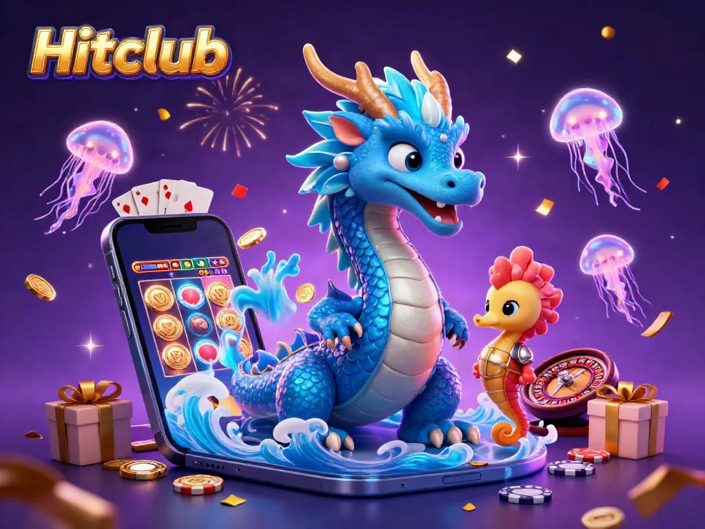Hitclub players engage in exciting gameplay with vibrant characters and thrilling casino elements.